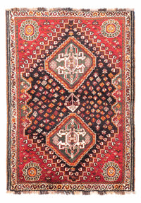 Perski dywan - Nomadyczny - 157 x 113 cm - ciemnoniebieski