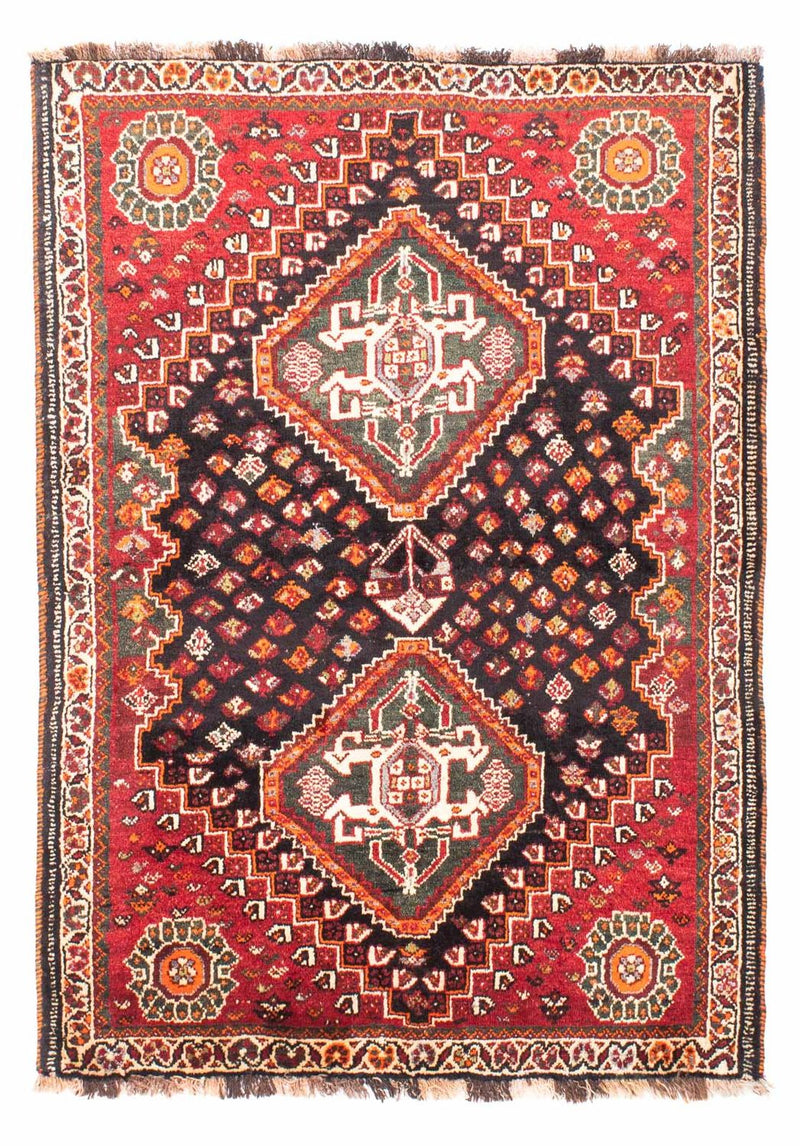 Perski dywan - Nomadyczny - 157 x 113 cm - ciemnoniebieski