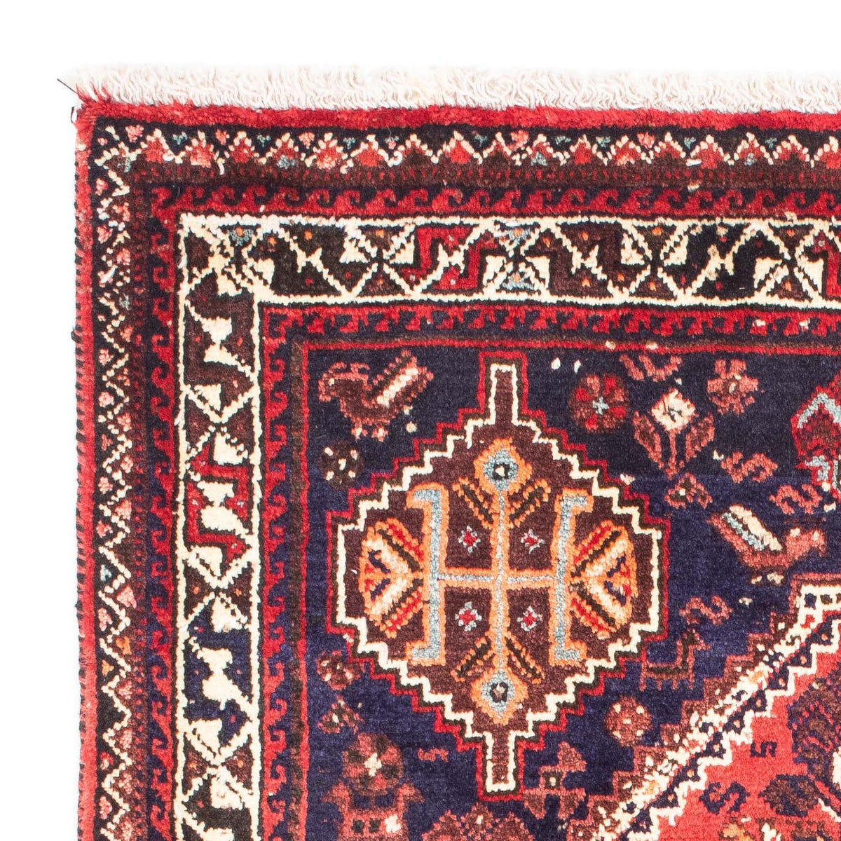 Perski dywan - Nomadyczny - 164 x 118 cm - ciemnoniebieski