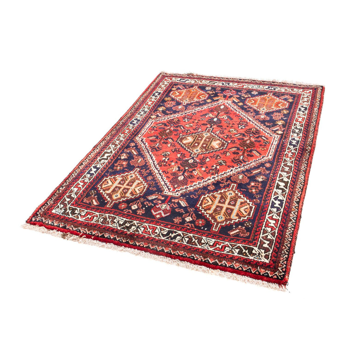 Perski dywan - Nomadyczny - 164 x 118 cm - ciemnoniebieski