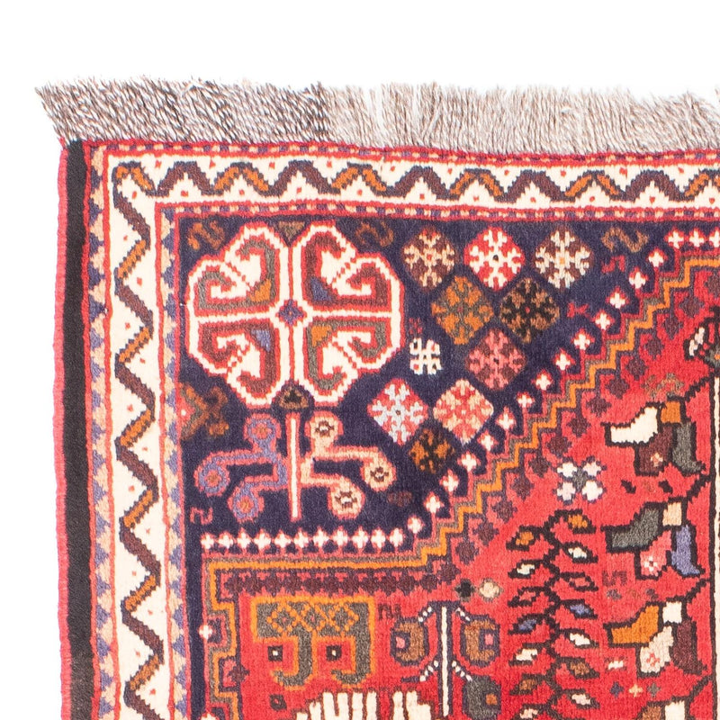 Perski dywan - Nomadyczny - 153 x 106 cm - ciemna czerwień