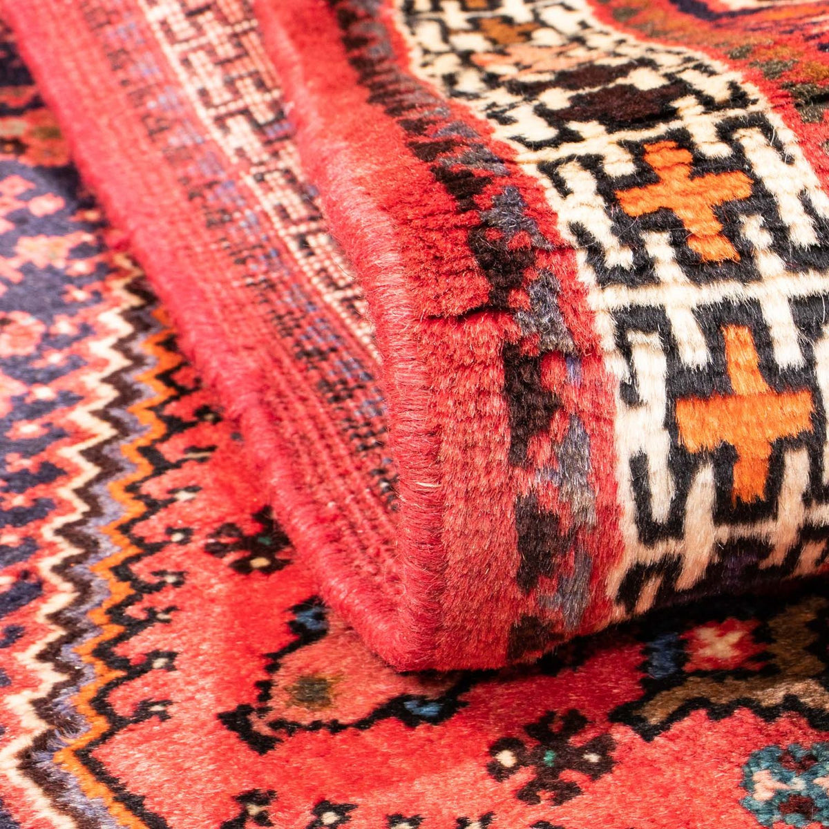 Perski dywan - Nomadyczny - 143 x 108 cm - jasna czerwień