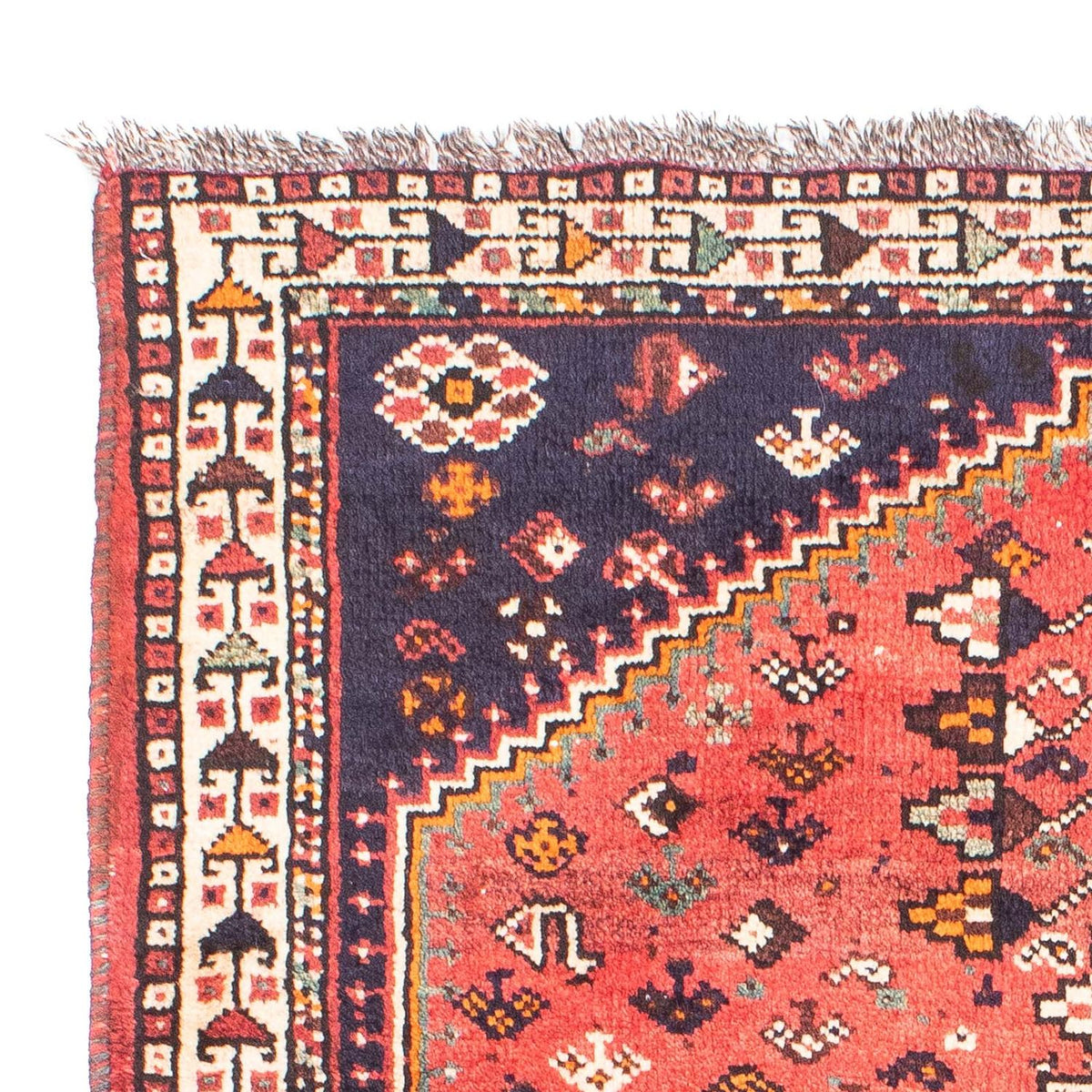 Perski dywan - Nomadyczny - 144 x 115 cm - jasna czerwień