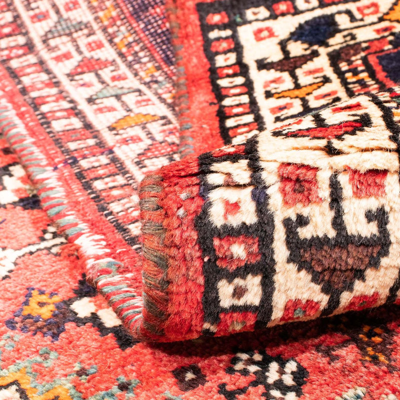 Perski dywan - Nomadyczny - 144 x 115 cm - jasna czerwień