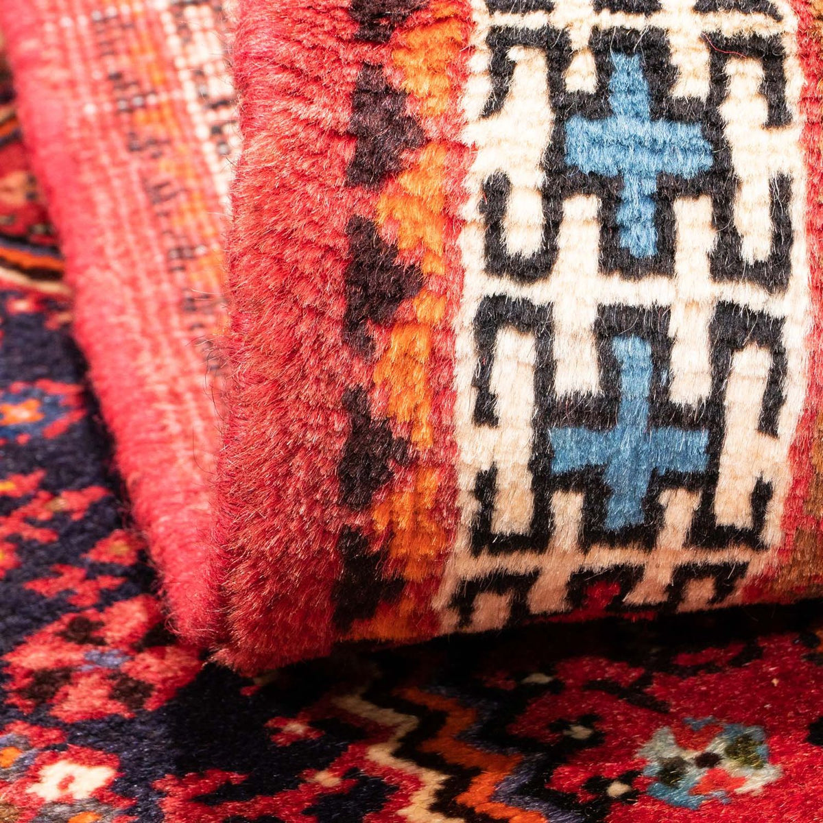 Perski dywan - Nomadyczny - 148 x 104 cm - jasna czerwień