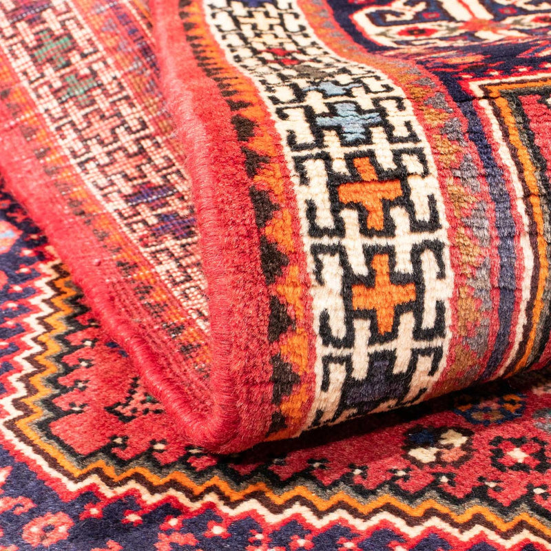 Perski dywan - Nomadyczny - 144 x 103 cm - czerwony