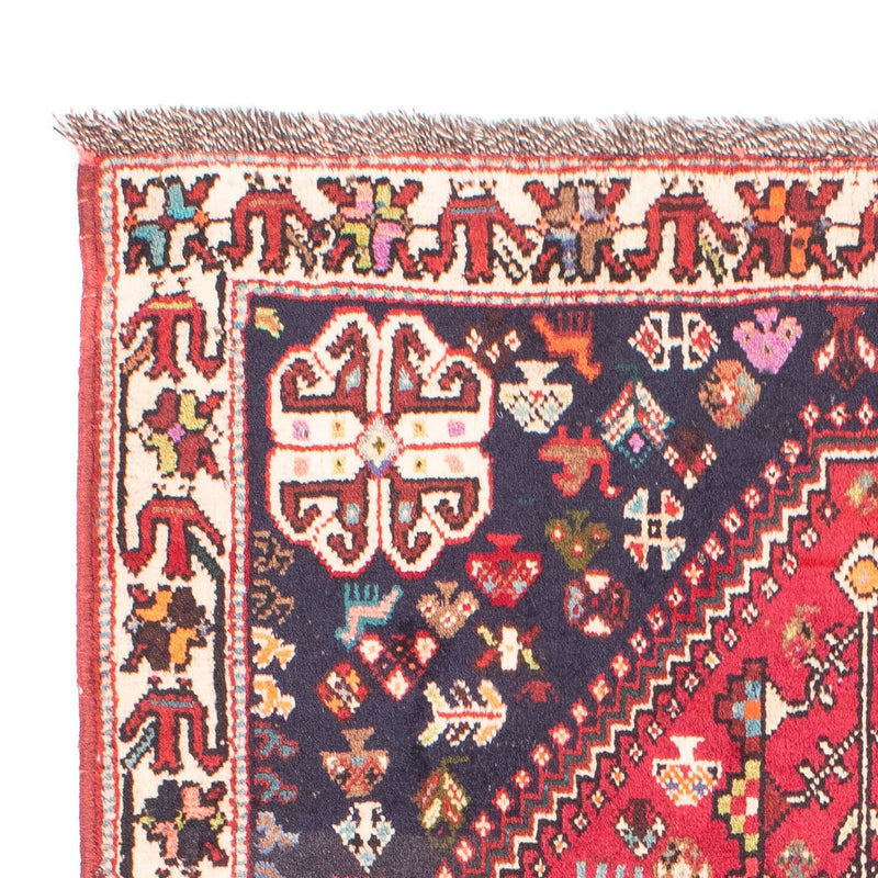 Perski dywan - Nomadyczny - 167 x 110 cm - czerwony