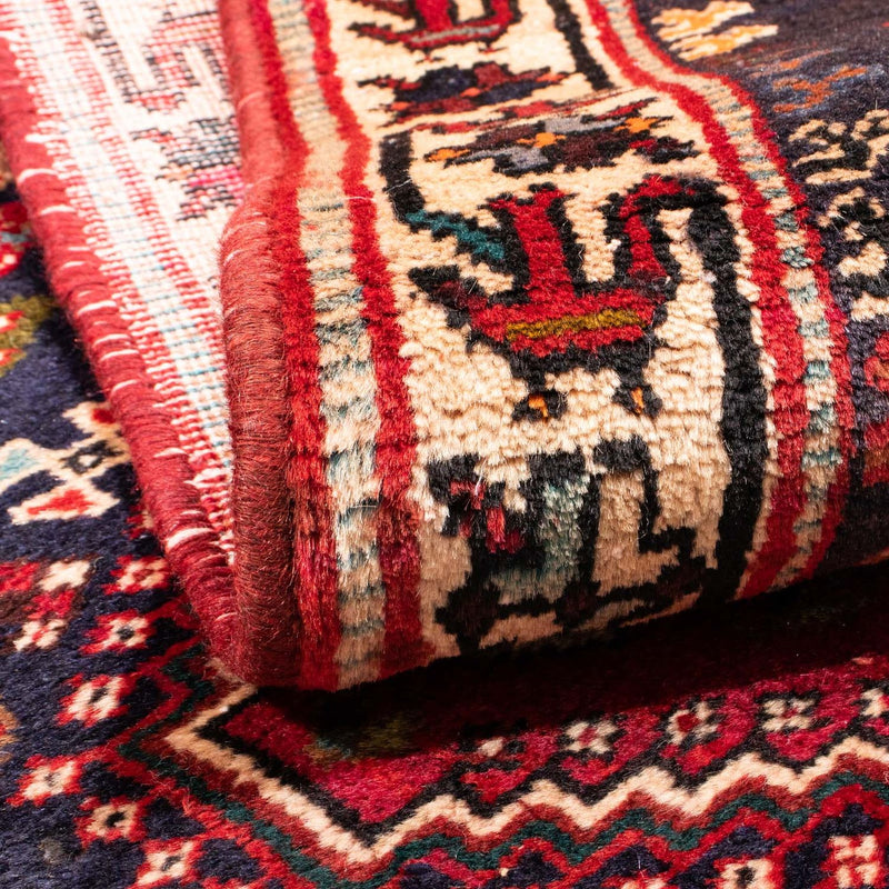 Perski dywan - Nomadyczny - 167 x 110 cm - czerwony