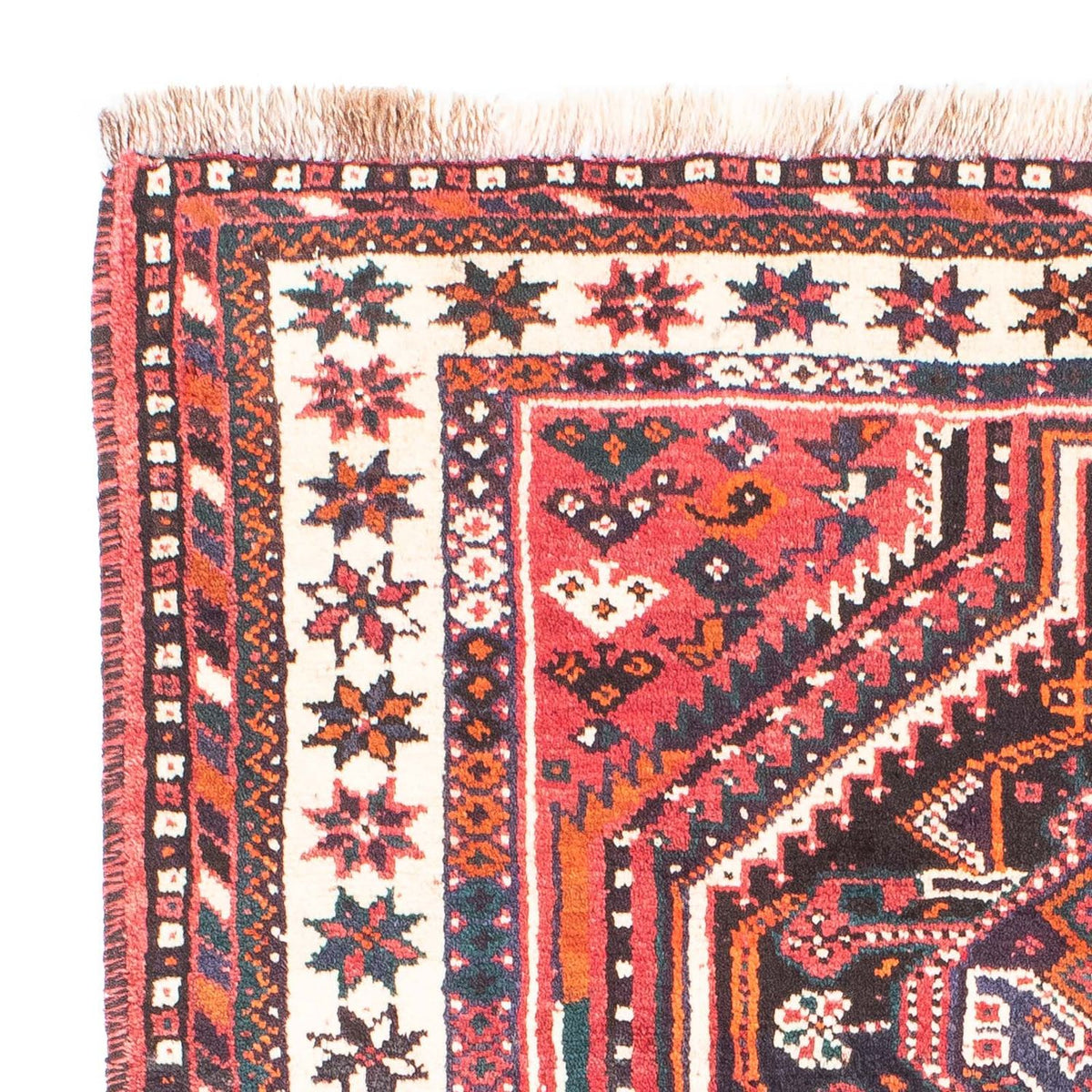 Perski dywan - Nomadyczny - 155 x 110 cm - czerwony