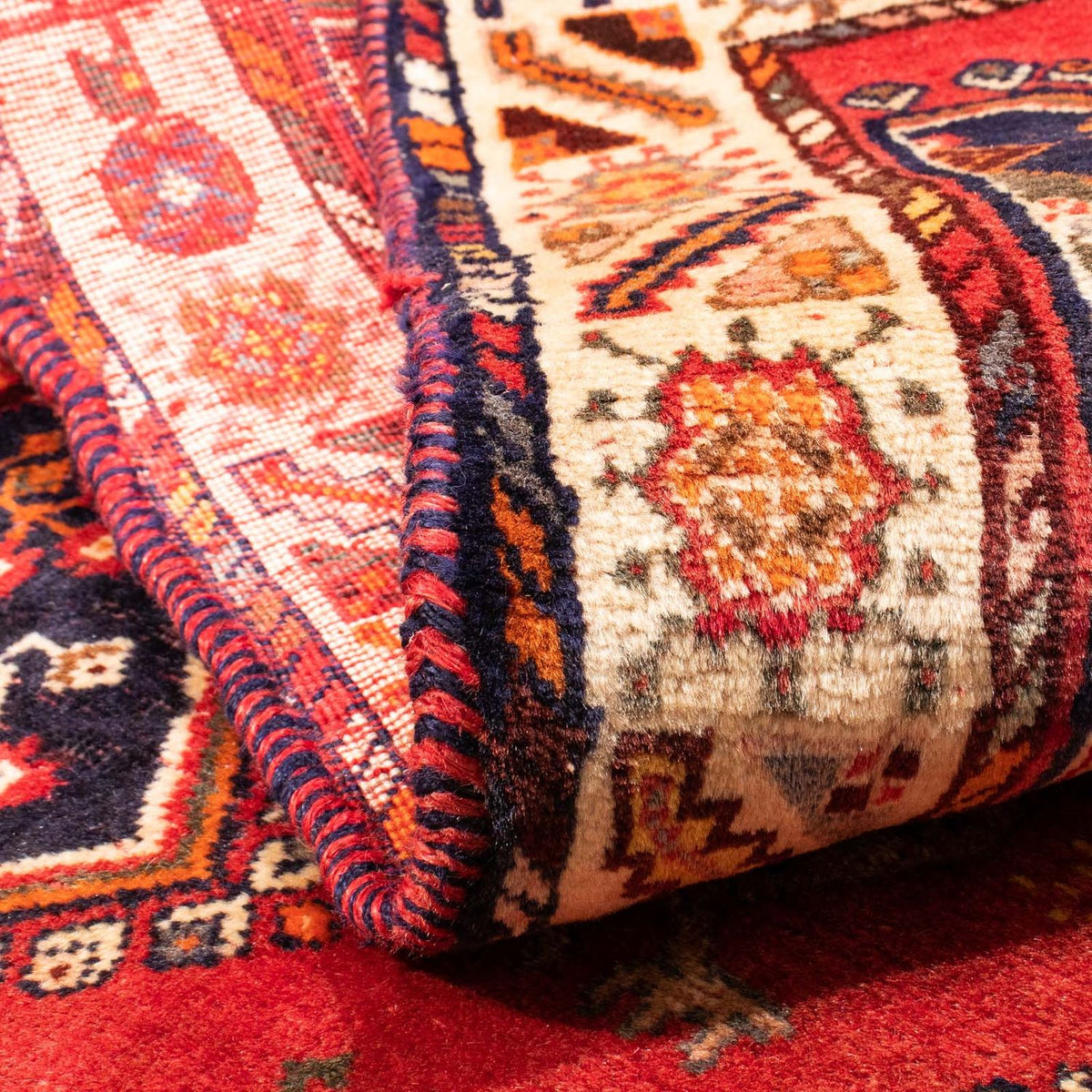 Perski dywan - Nomadyczny - 182 x 112 cm - ciemna czerwień