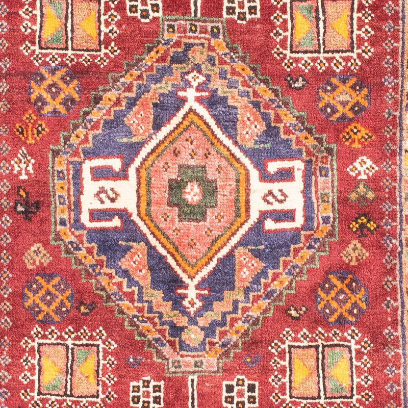 Perski dywan - Nomadyczny - 150 x 105 cm - ciemna czerwień