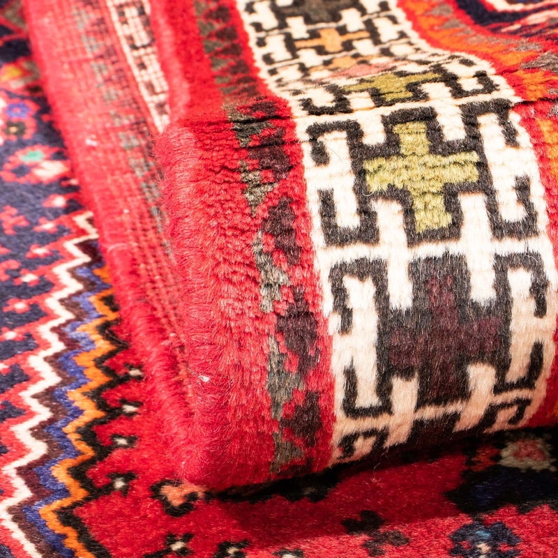 Perski dywan - Nomadyczny - 148 x 105 cm - czerwony