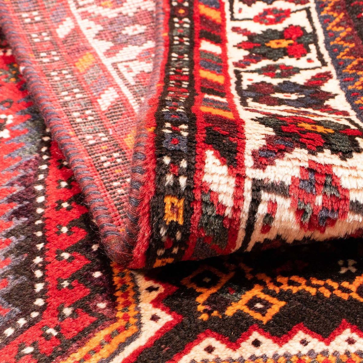 Perski dywan - Nomadyczny - 158 x 110 cm - ciemna czerwień