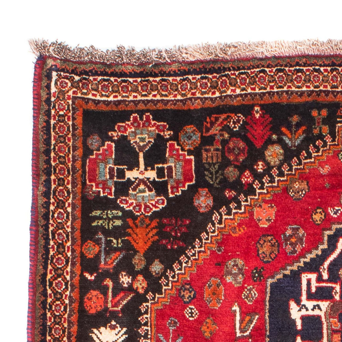 Perski dywan - Nomadyczny - 174 x 124 cm - ciemna czerwień