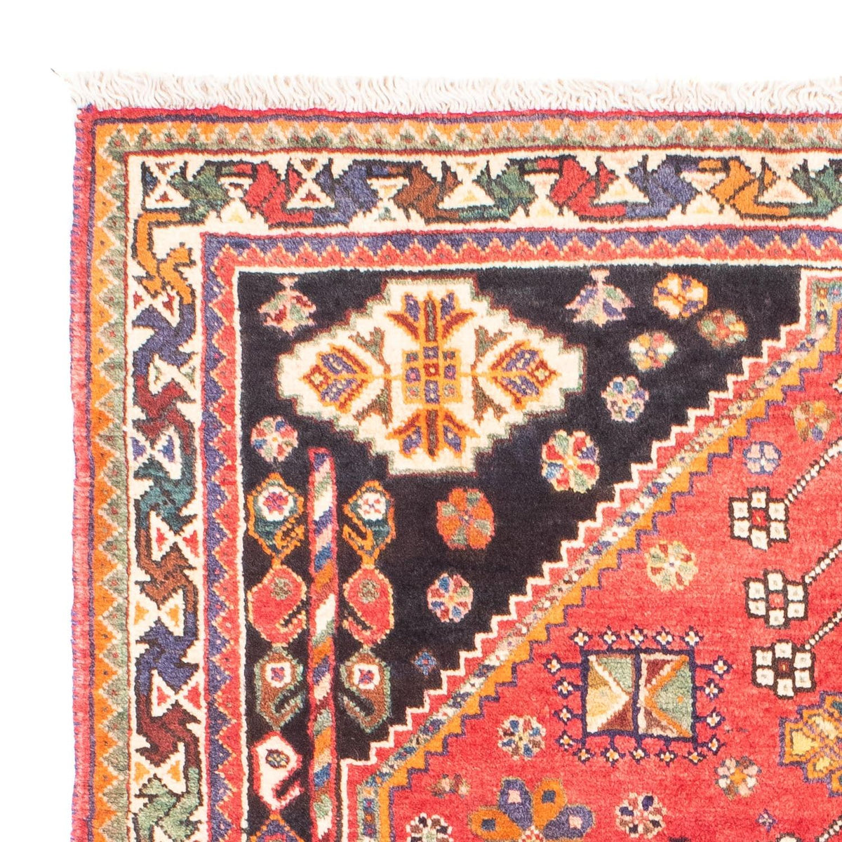 Perski dywan - Nomadyczny - 170 x 112 cm - czerwony