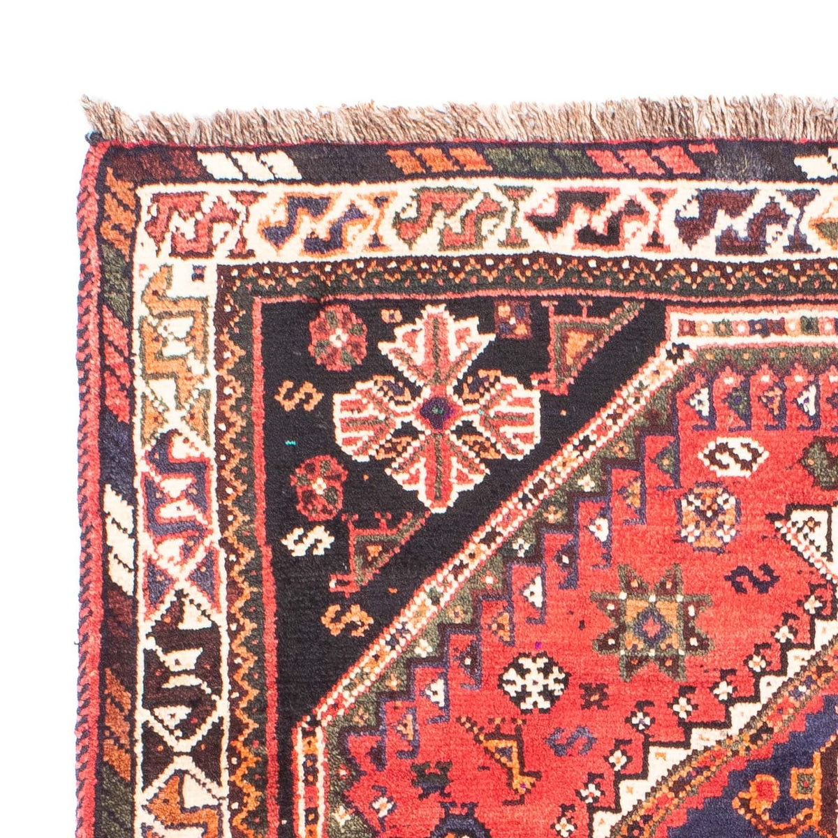 Perski dywan - Nomadyczny - 160 x 110 cm - ciemna czerwień