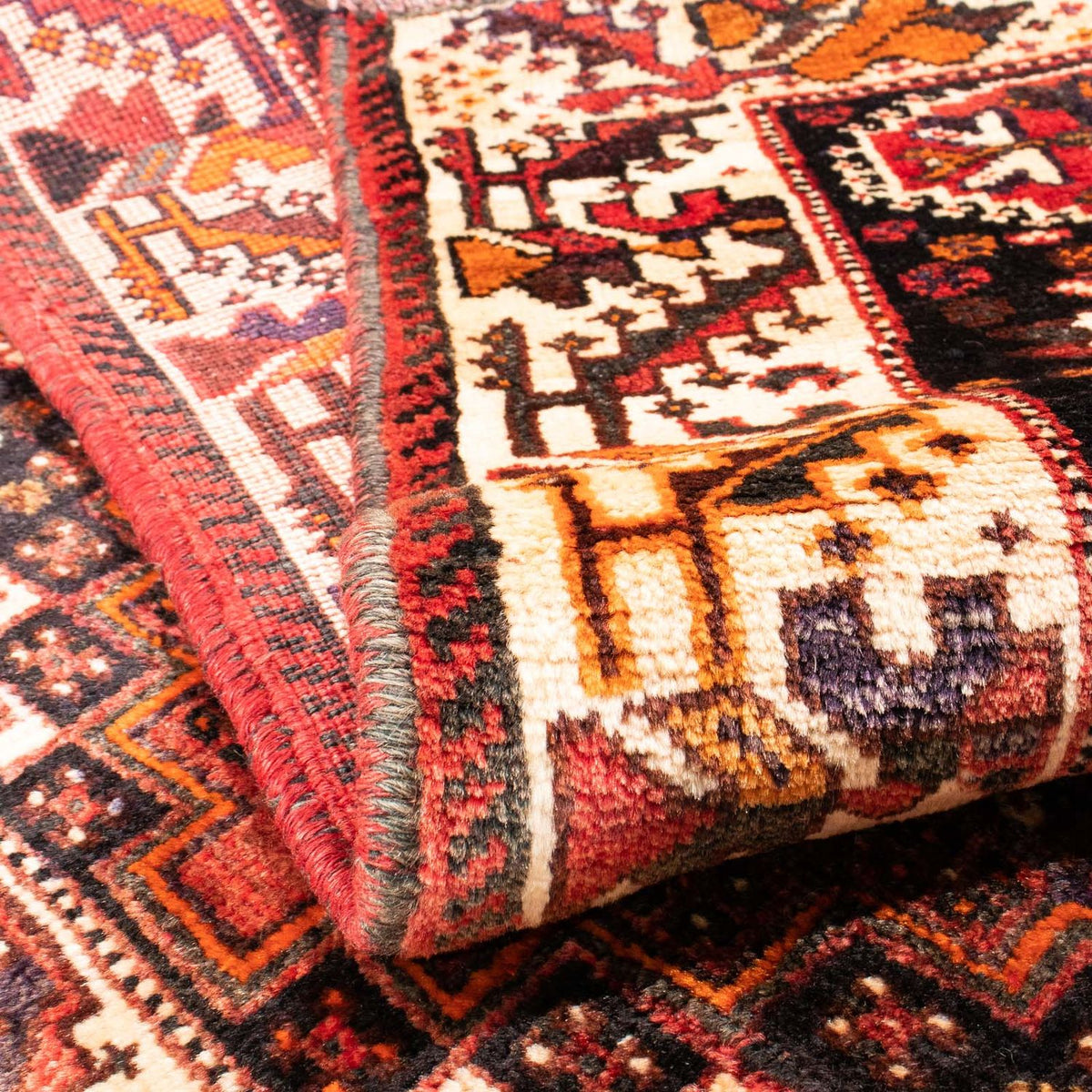 Perski dywan - Nomadyczny - 152 x 114 cm - ciemna czerwień