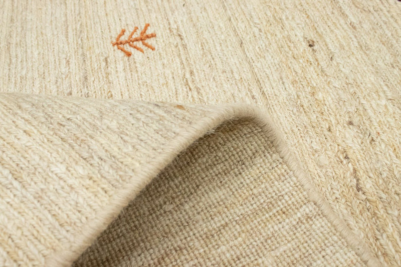 Dywan Gabbeh - perski - 151 x 103 cm - beżowy