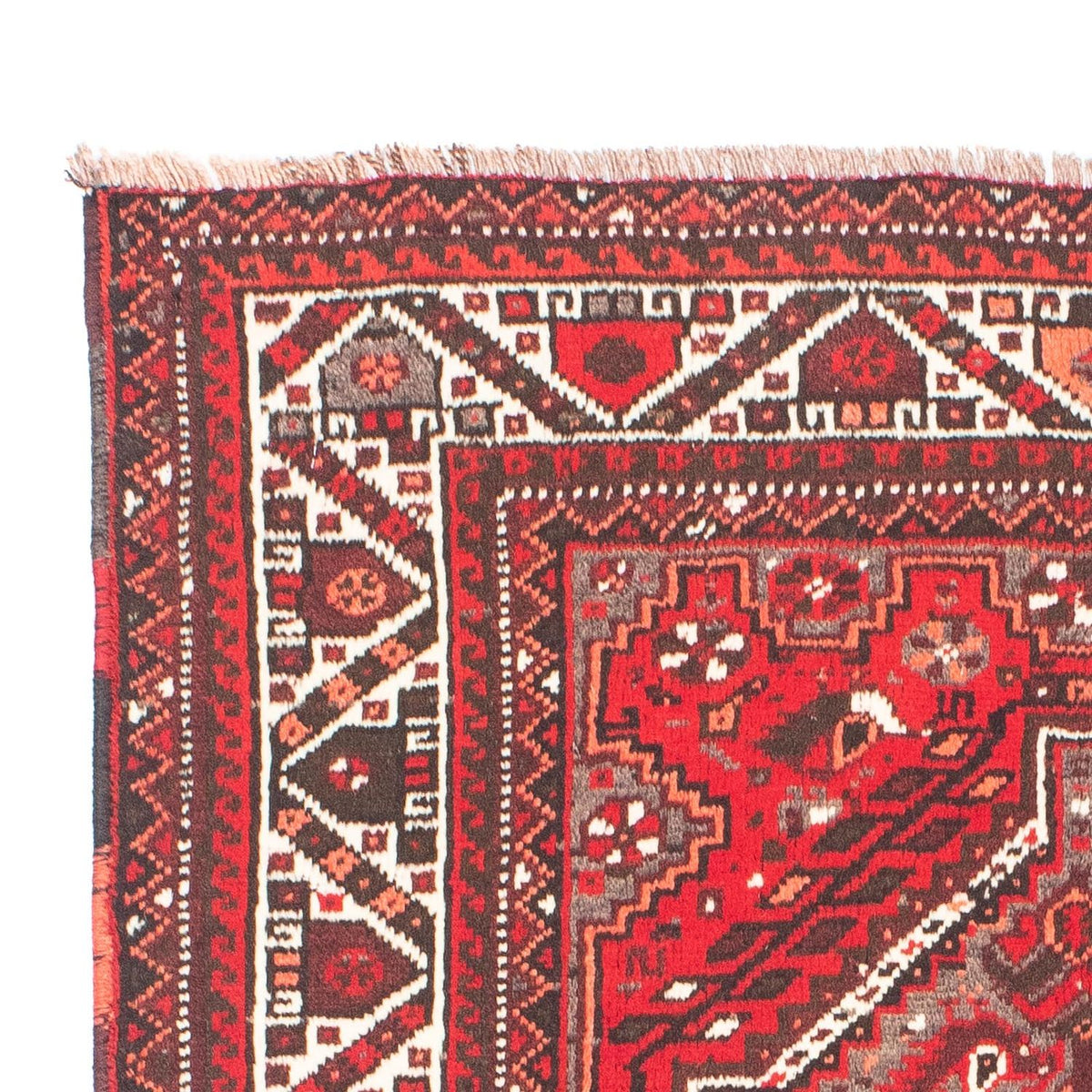 Perski dywan - Nomadyczny - 165 x 110 cm - ciemna czerwień