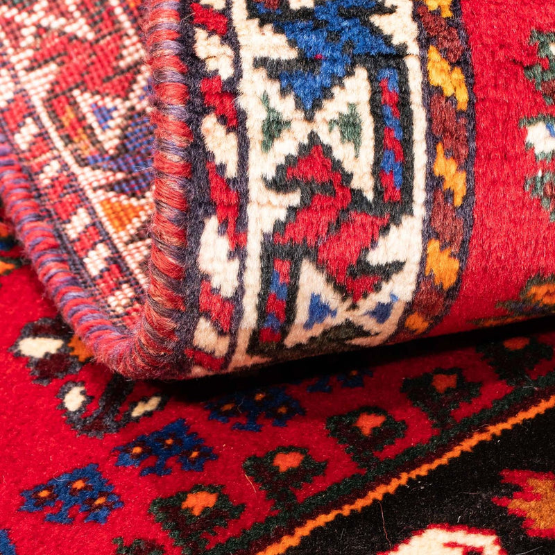 Perski dywan - Nomadyczny - 157 x 83 cm - ciemna czerwień