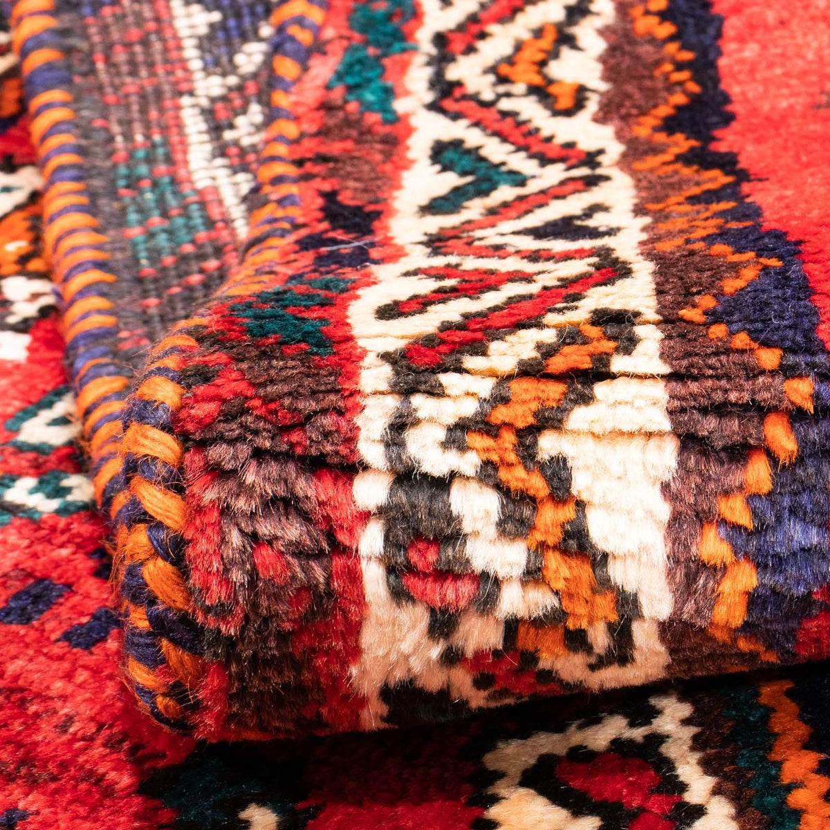 Perski dywan - Nomadyczny - 170 x 117 cm - ciemna czerwień