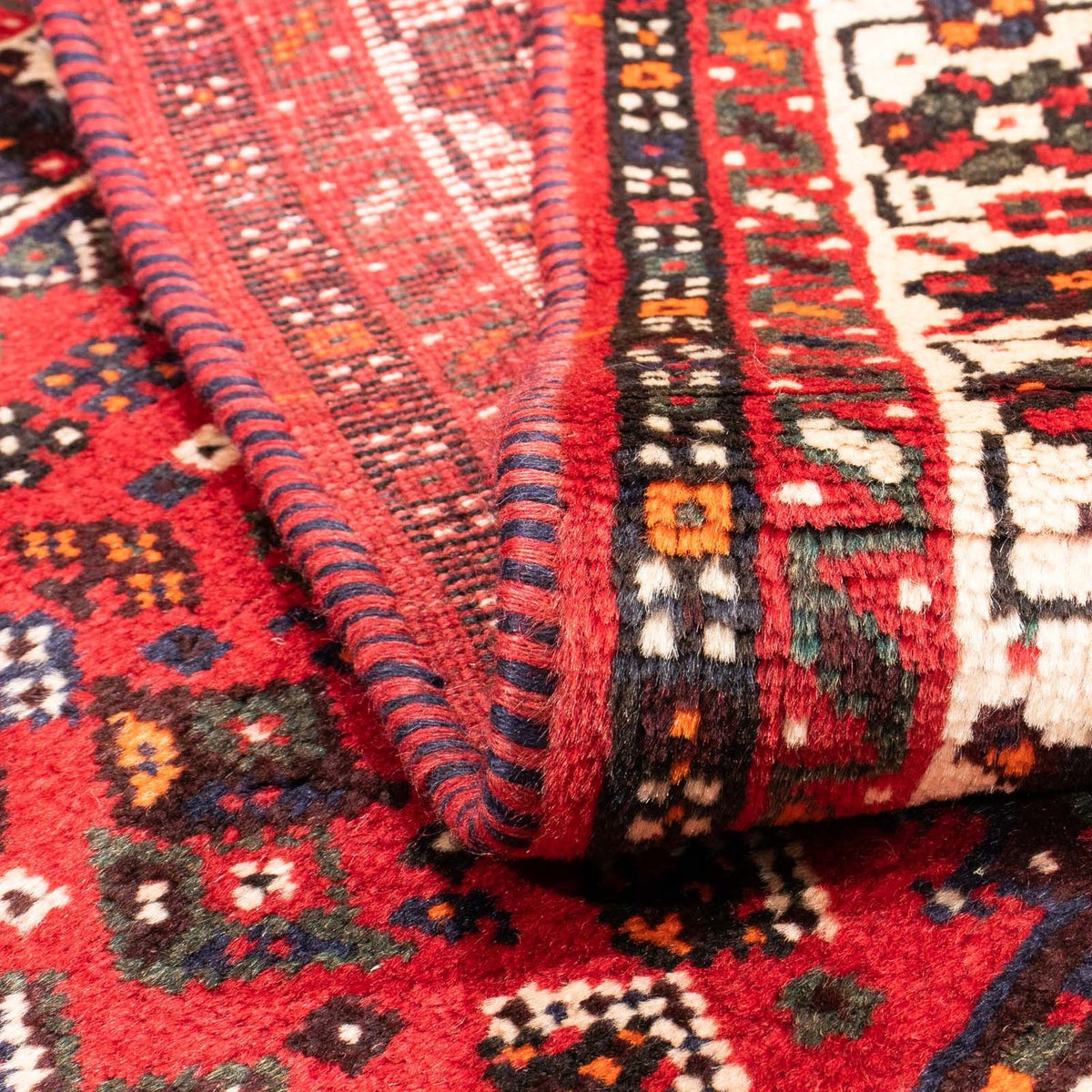 Perski dywan - Nomadyczny - 155 x 110 cm - czerwony