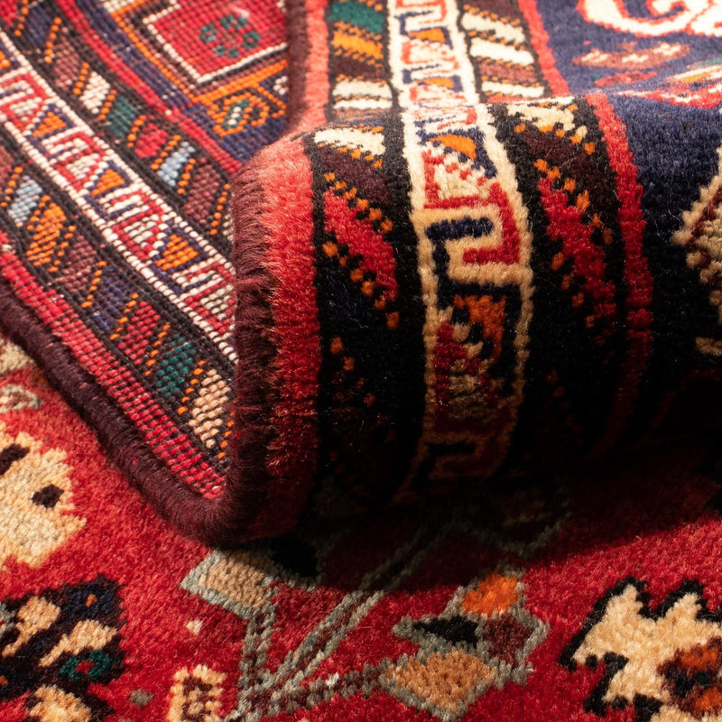 Perski dywan - Nomadyczny - 185 x 138 cm - ciemna czerwień