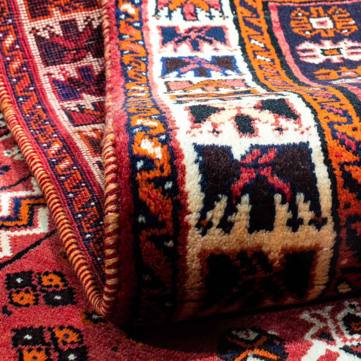 Perski dywan - Nomadyczny - 240 x 170 cm - ciemna czerwień