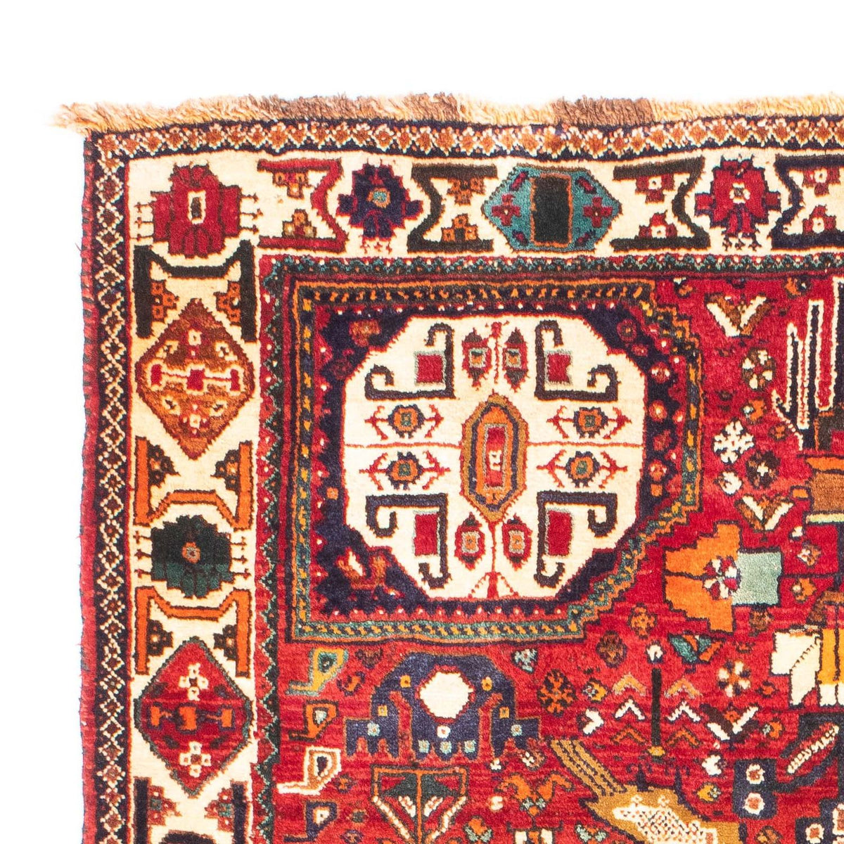 Perski dywan - Nomadyczny - 170 x 130 cm - ciemna czerwień