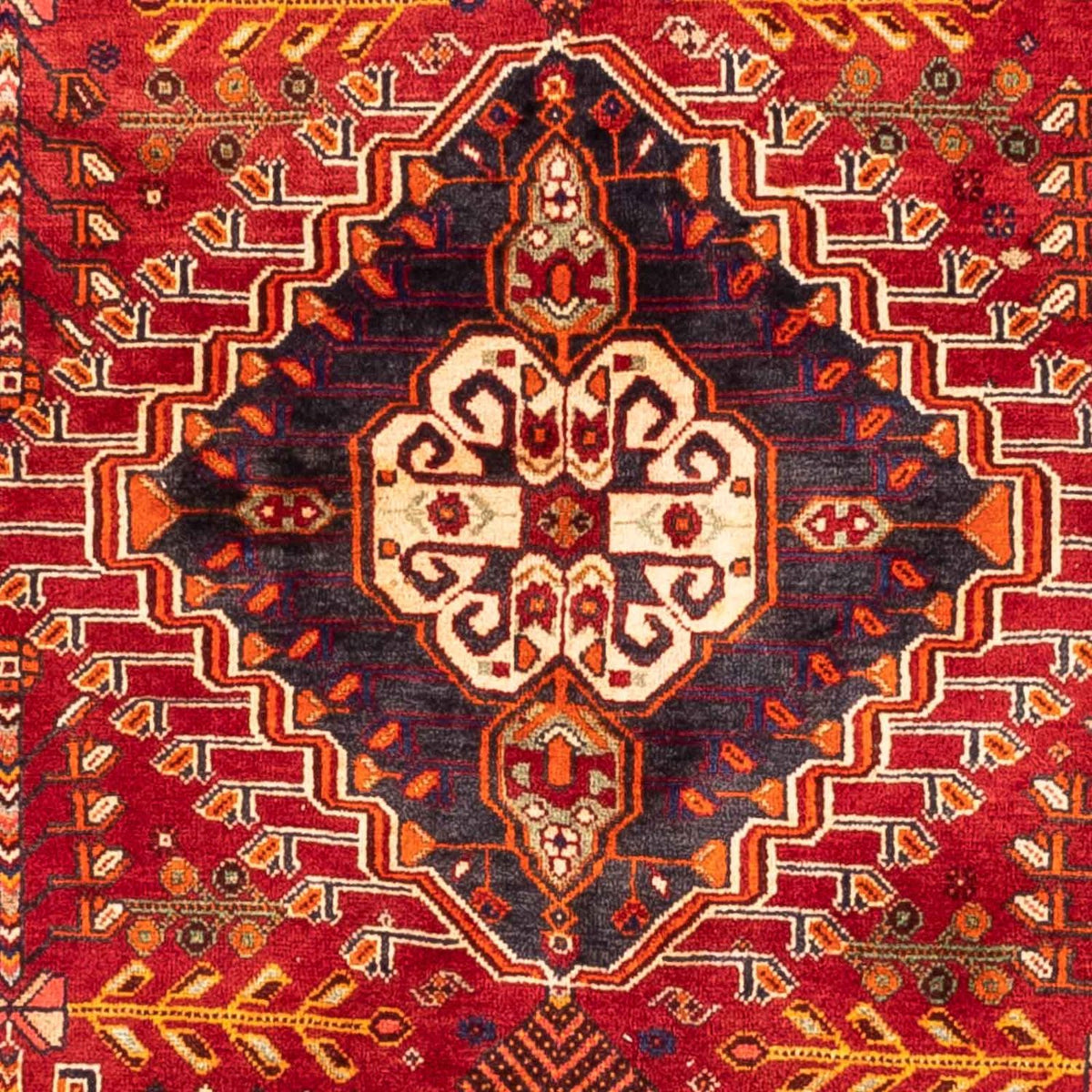 Perski dywan - Nomadyczny - 258 x 165 cm - ciemna czerwień