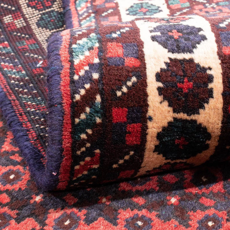 Perski dywan - Nomadyczny - 275 x 203 cm - czerwony