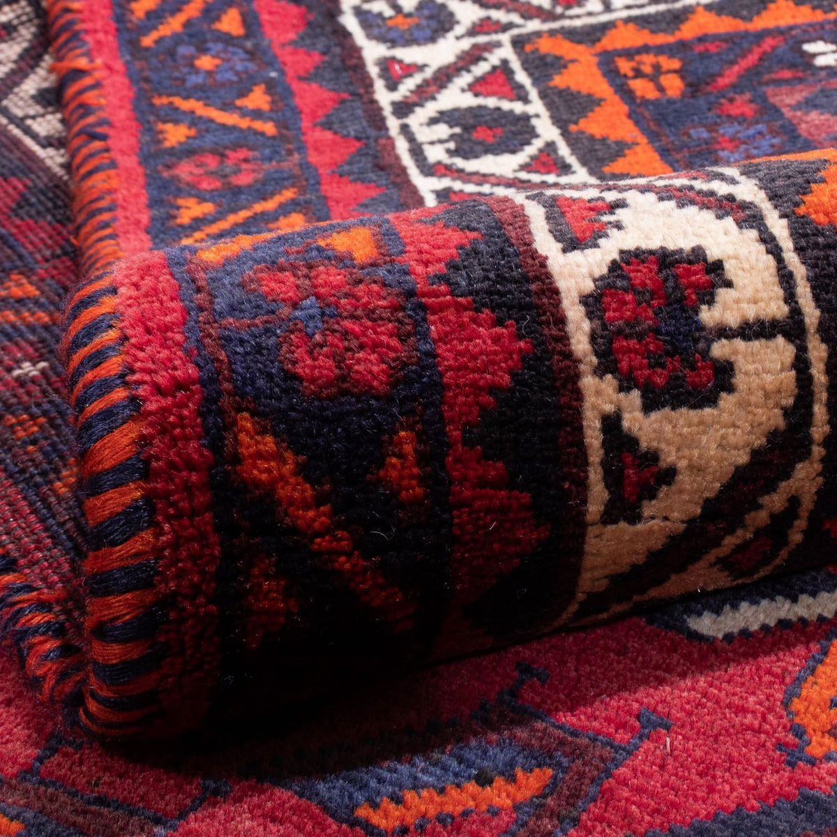 Perski dywan - Nomadyczny - 300 x 215 cm - ciemna czerwień