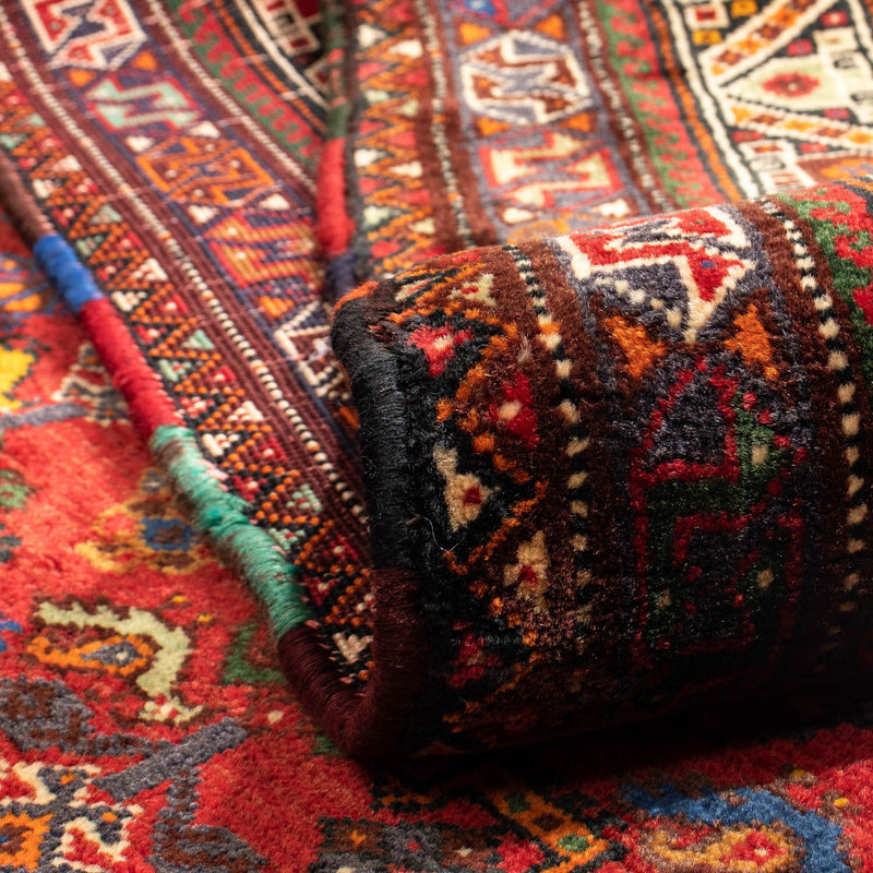 Perski dywan - Nomadyczny - 295 x 210 cm - ciemna czerwień