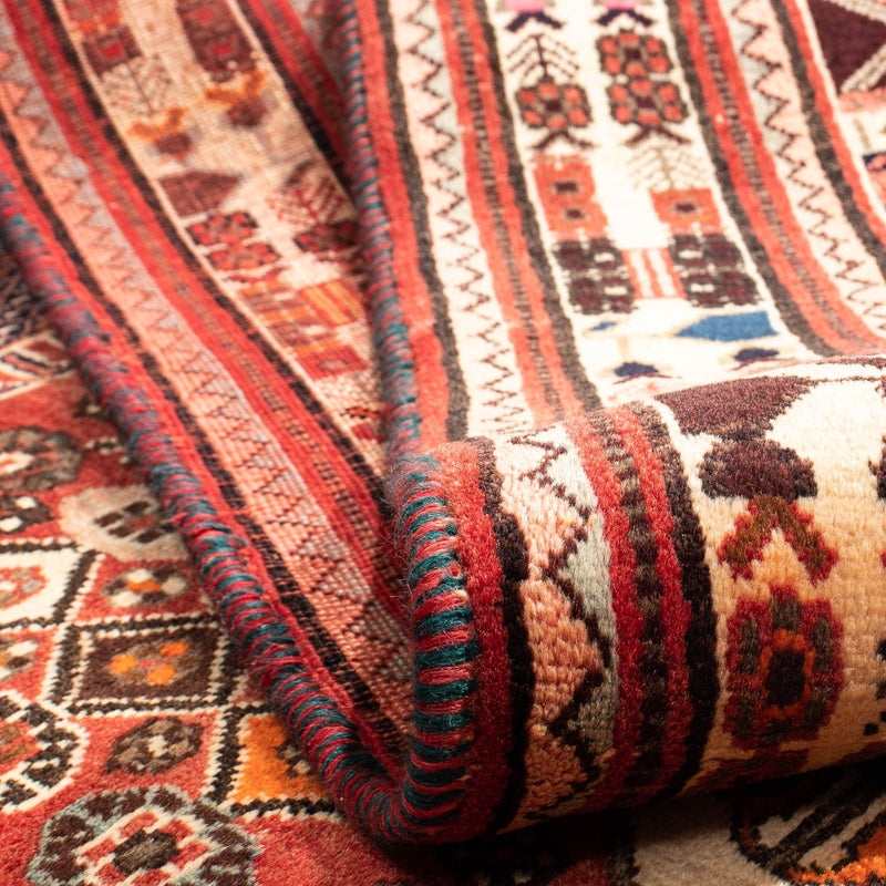 Perski dywan - Nomadyczny - 275 x 190 cm - ciemna czerwień