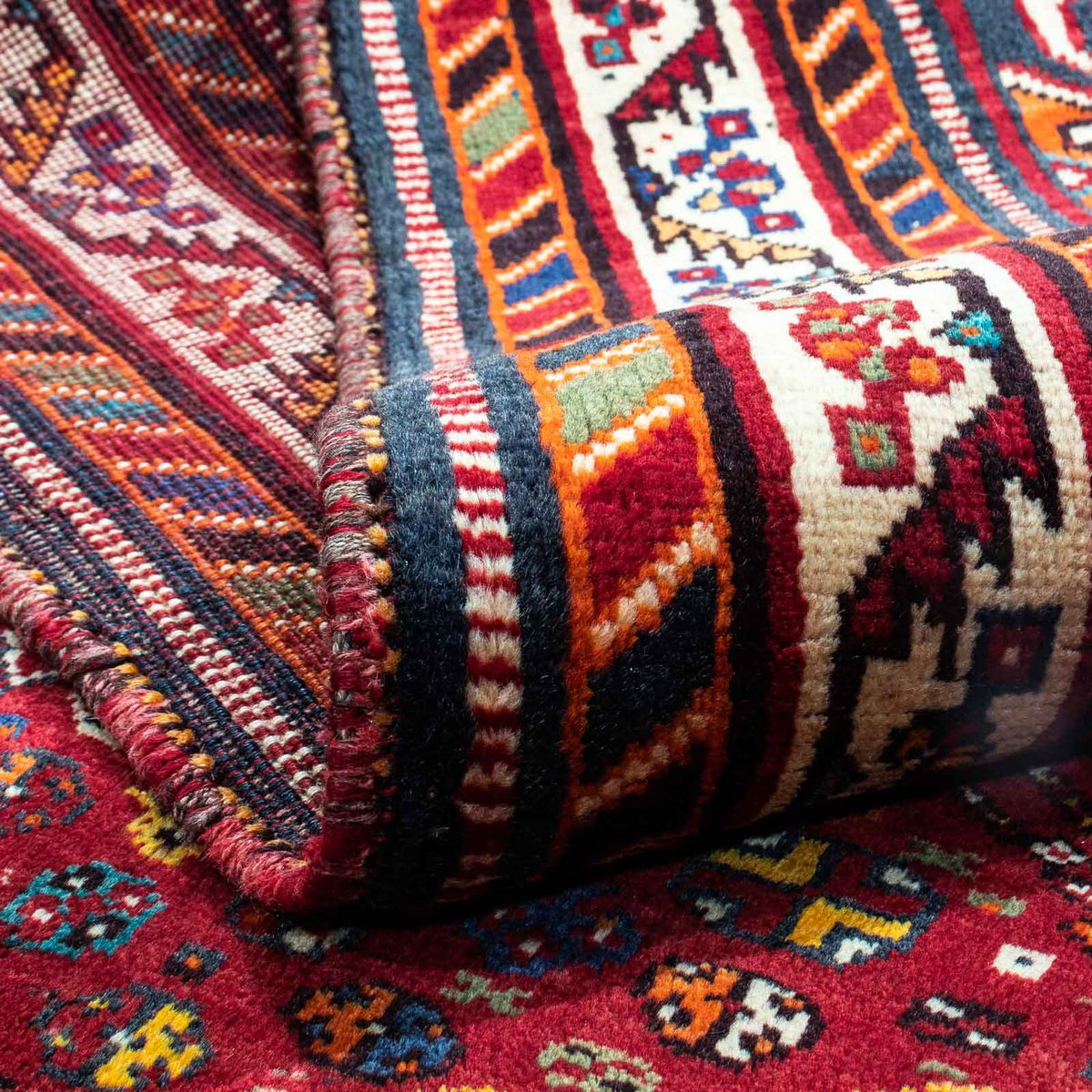 Perski dywan - Nomadyczny - 260 x 165 cm - ciemna czerwień