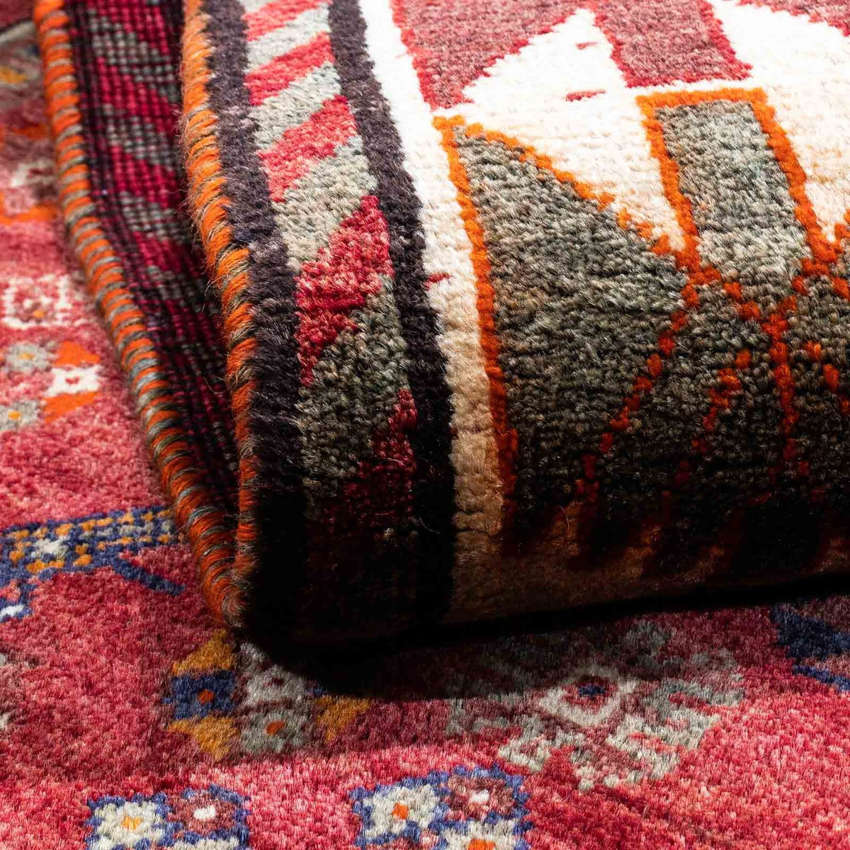 Perski dywan - Nomadyczny - 260 x 155 cm - ciemna czerwień