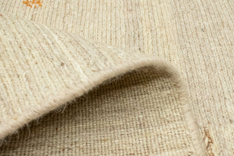 Dywan Gabbeh - perski - 198 x 141 cm - beżowy