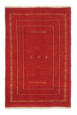 Dywan Gabbeh - perski - 170 x 112 cm - czerwony