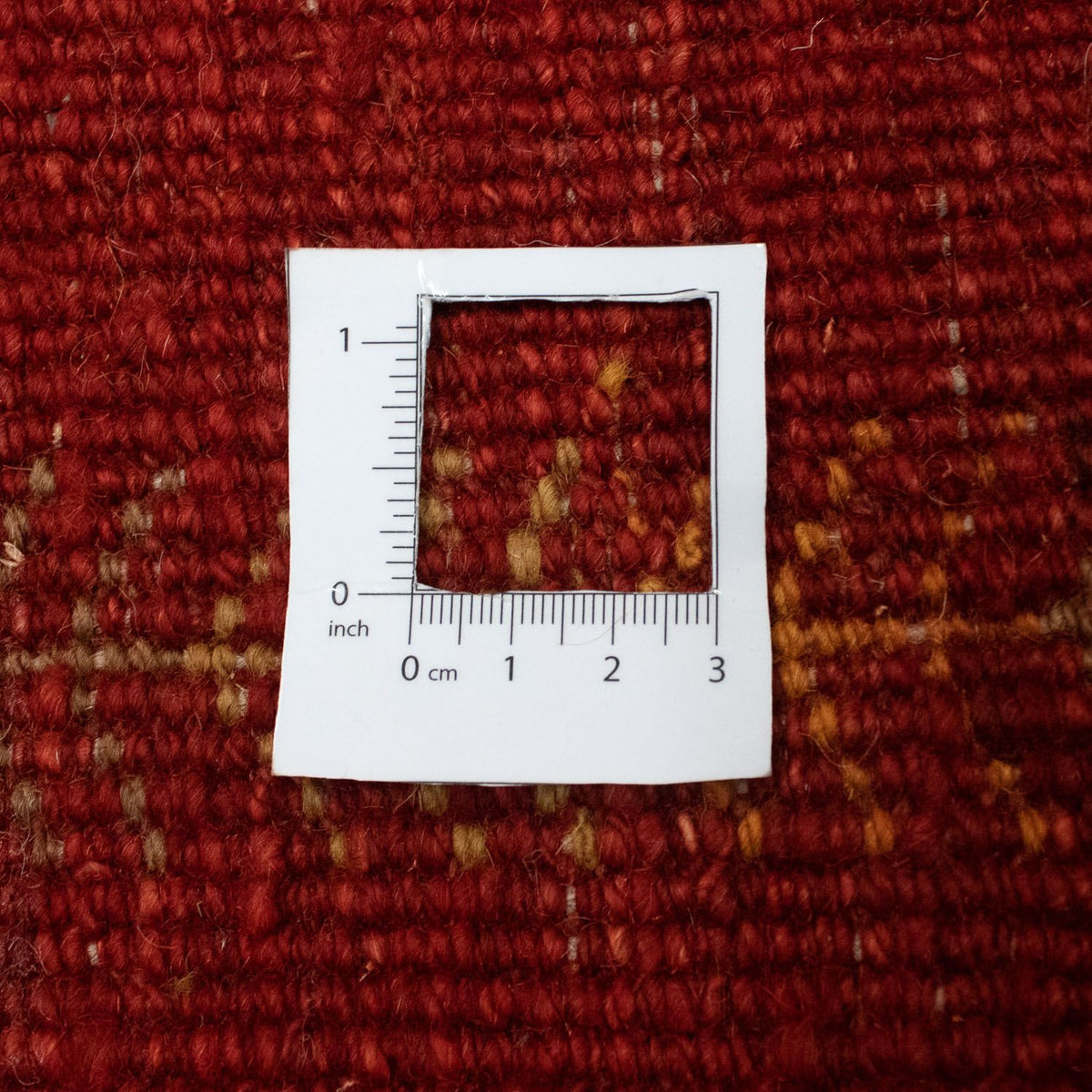 Dywan Gabbeh - perski - 170 x 112 cm - czerwony