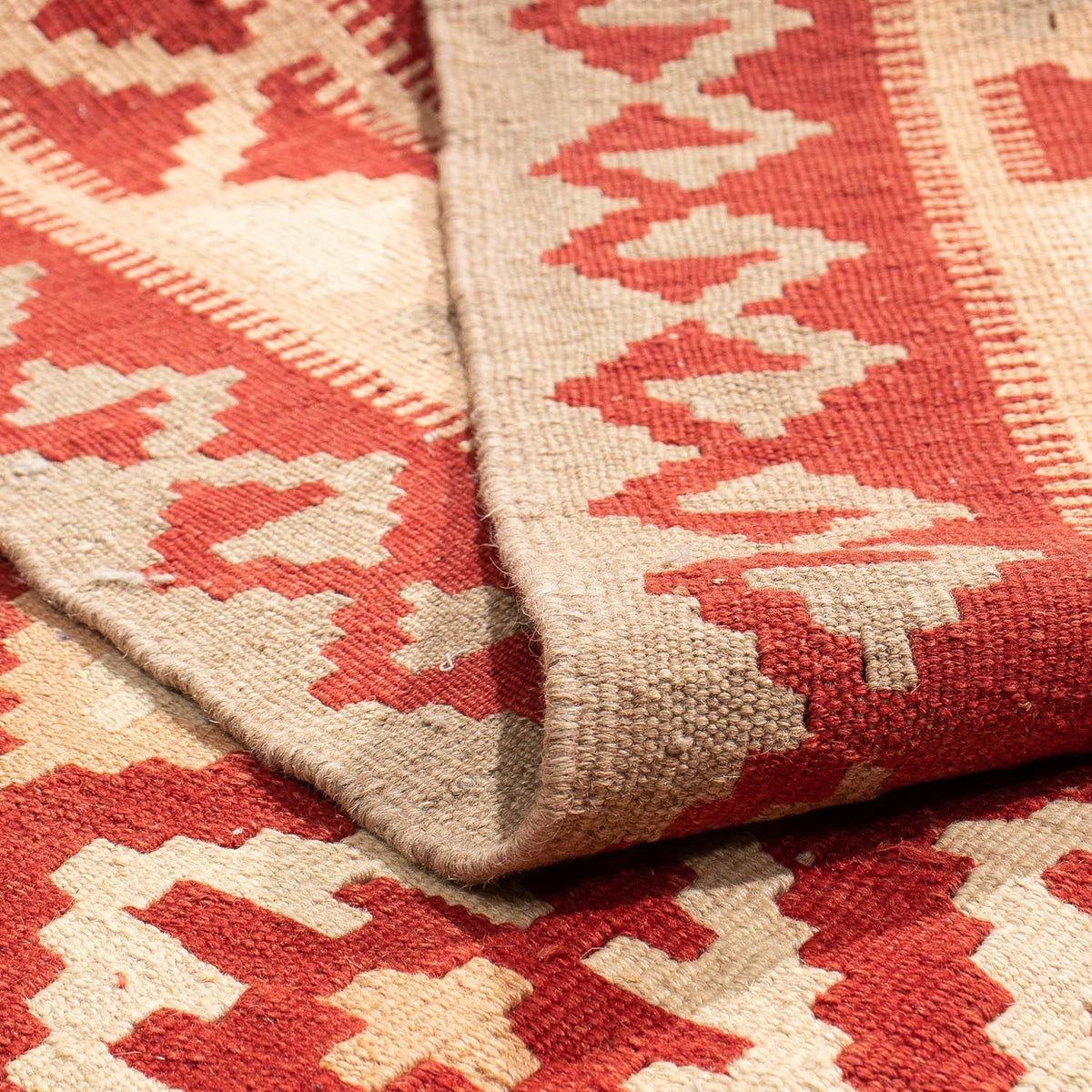 Dywan Kelim - Orientalny - 212 x 145 cm - ciemna czerwień