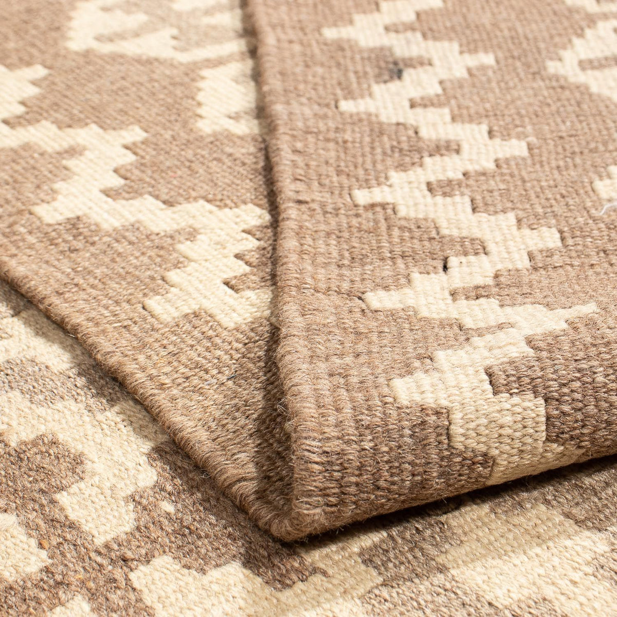 Dywan Kelim - Orientalny - 211 x 153 cm - jasnobrązowy