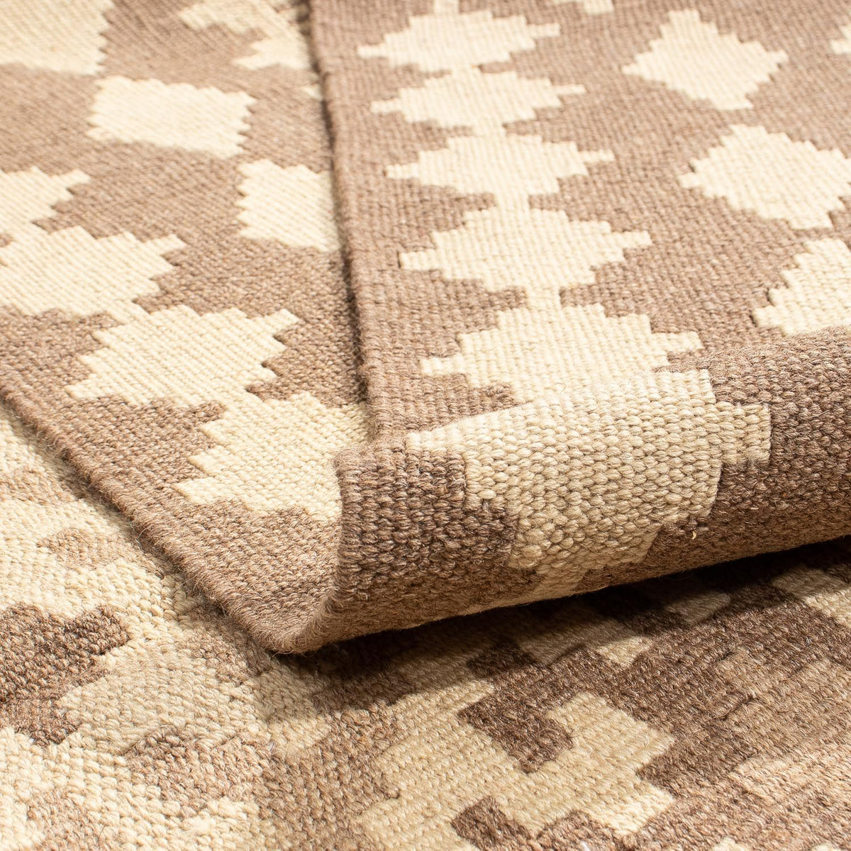 Dywan Kelim - Orientalny - 210 x 155 cm - jasnobrązowy