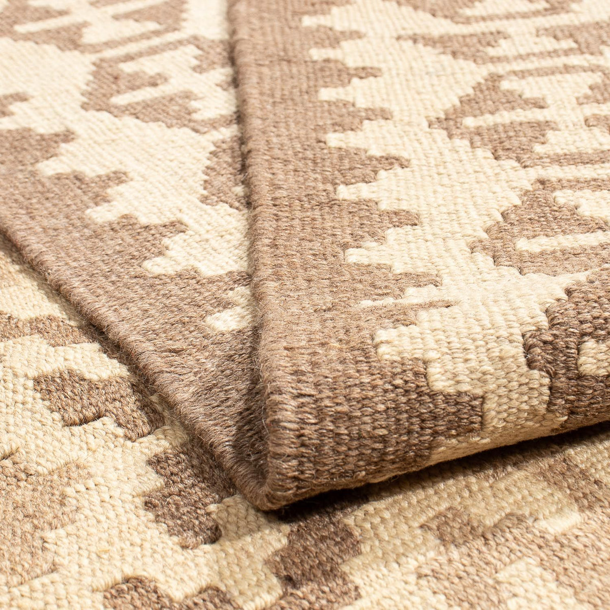 Dywan Kelim - Orientalny - 205 x 153 cm - jasnobrązowy