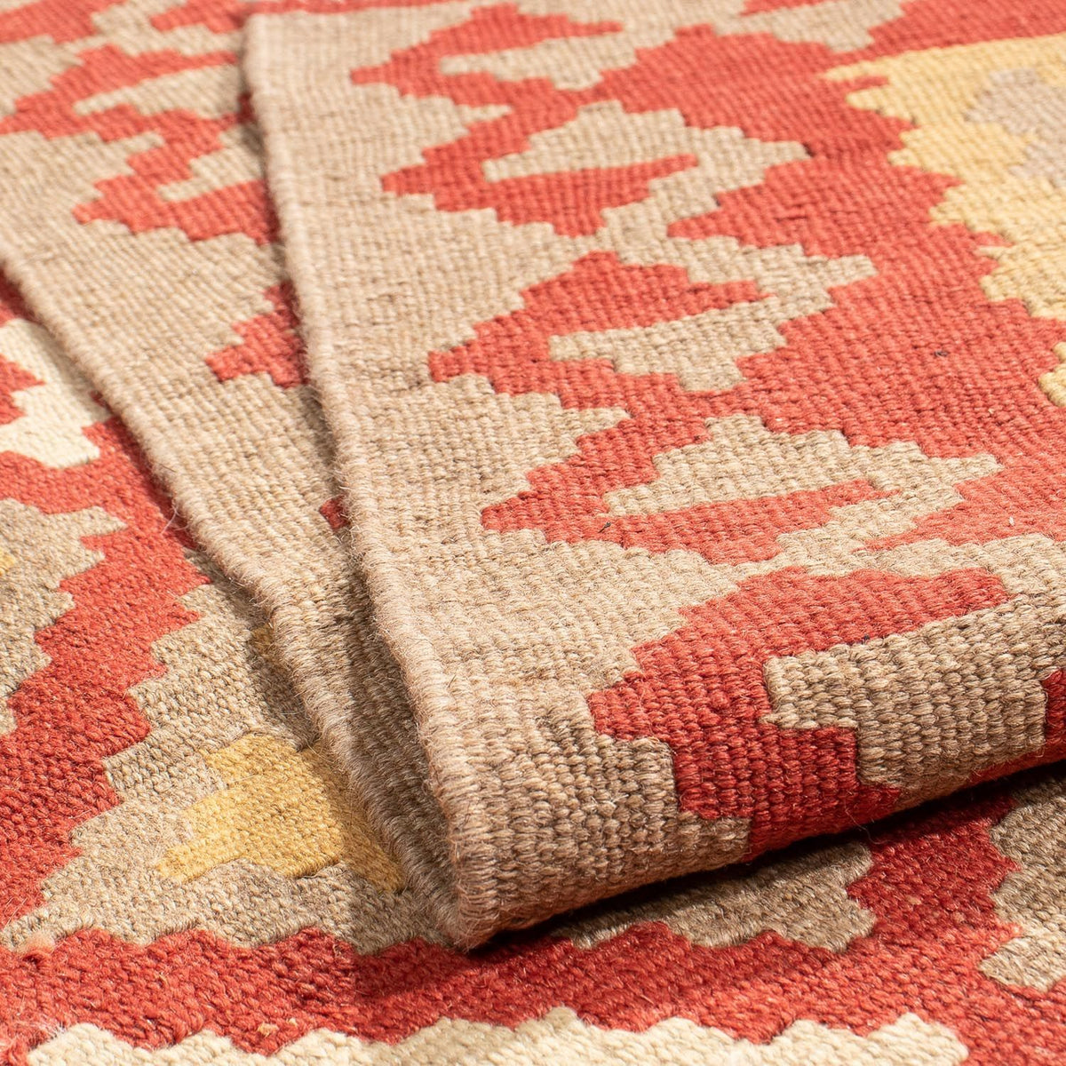 Dywan Kelim - Orientalny - 215 x 152 cm - czerwony