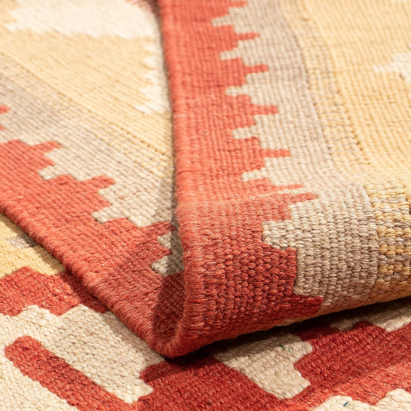 Dywan Kelim - Orientalny - 198 x 150 cm - czerwony