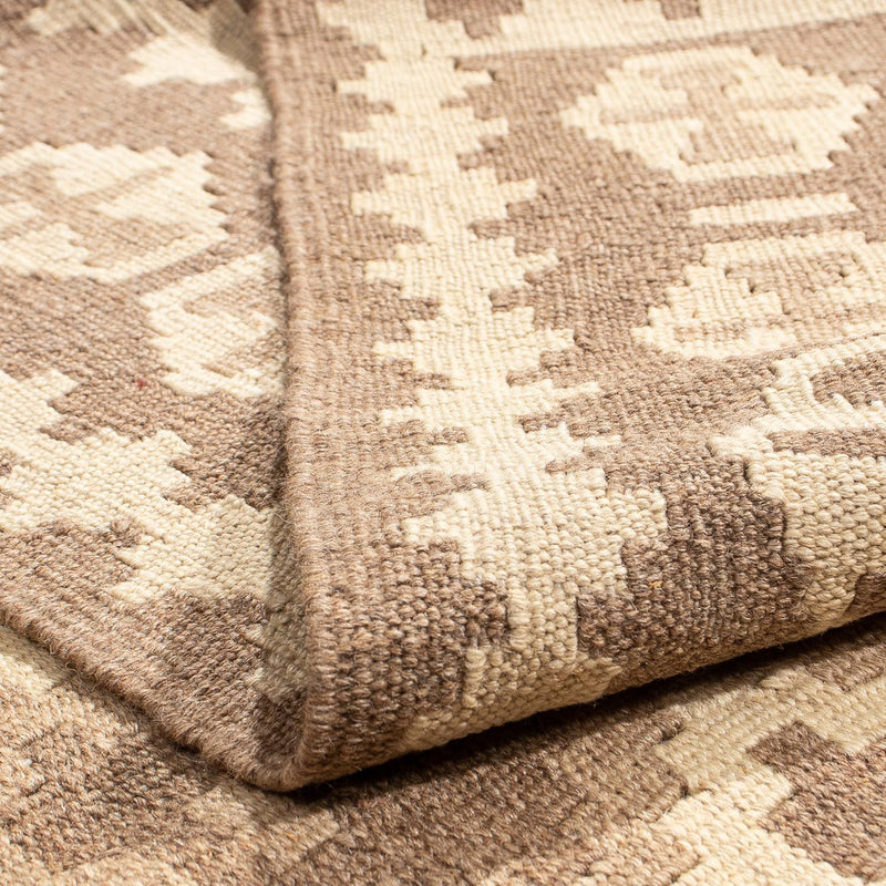 Dywan Kelim - Orientalny - 189 x 145 cm - jasnobrązowy