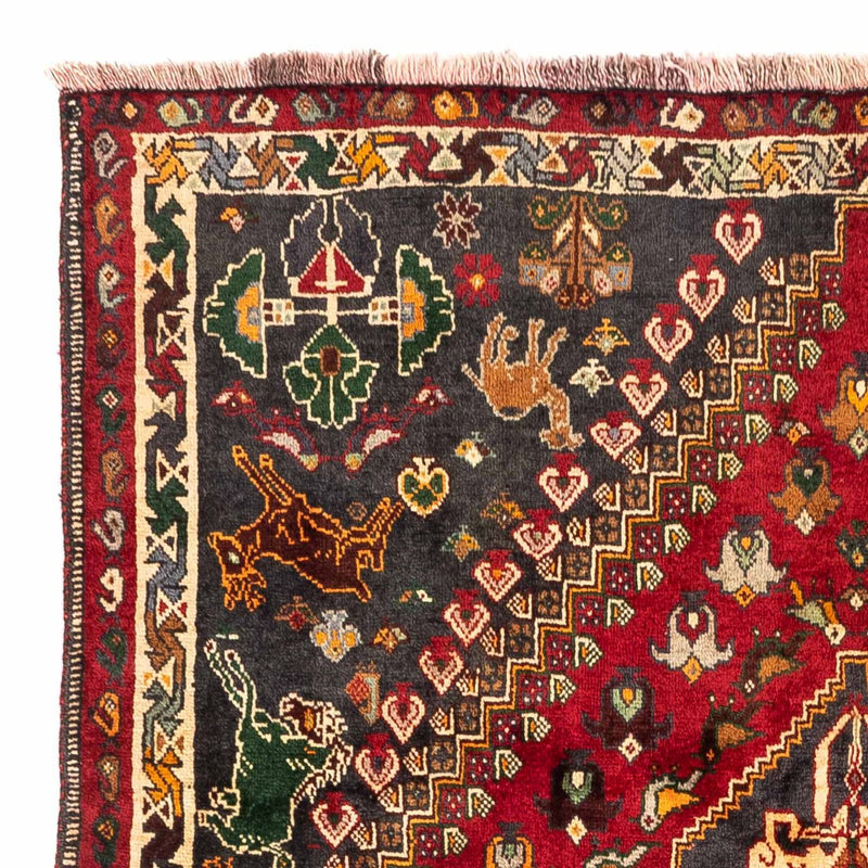 Perski dywan - Nomadyczny - 271 x 170 cm - ciemna czerwień