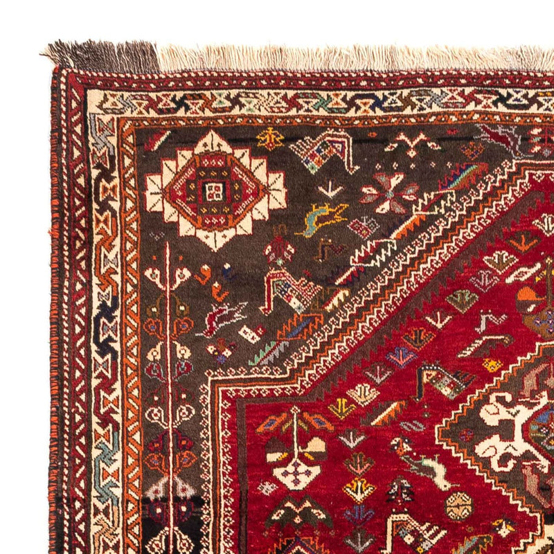 Perski dywan - Nomadyczny - 270 x 175 cm - ciemna czerwień