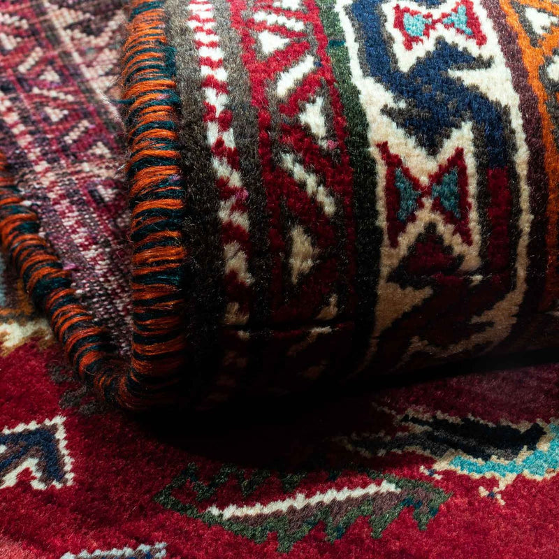 Perski dywan - Nomadyczny - 270 x 175 cm - ciemna czerwień