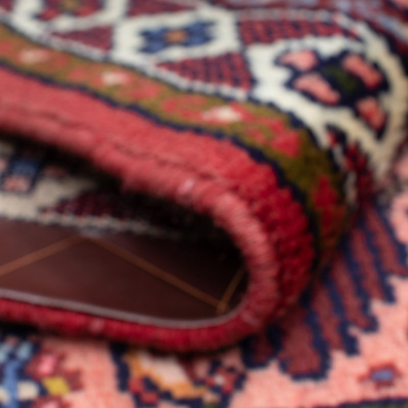 Perski dywan - Nomadyczny - 130 x 80 cm - jasna czerwień